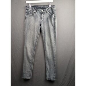 Mudd Jeans Gray Acid Wash Skinny Denim‎ Pants Size 9